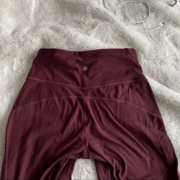 Athleta red leggings - Picture 2 of 3